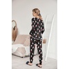 image:imageEkouaer Pajamas Womens Long Sleeve Pj Set Soft 2 Piece LoungewearBlack With Santa Claus