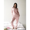 image:imageEkouaer Pajamas Womens Long Sleeve Pj Set Soft 2 Piece LoungewearPink Stripes