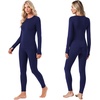 image:imageEkouaer Thermal Underwear for Women Long Johns Base Layer Winter ClothesNavy Blue