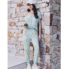 image:imageEkouaer Viscose from Bamboo Womens Pajama Sets Super Soft Short Sleeve Button Top and Pants Pj Sleepwear Sets SXXLDaisy Bouquet