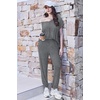 image:imageEkouaer Viscose from Bamboo Womens Pajama Sets Super Soft Short Sleeve Button Top and Pants Pj Sleepwear Sets SXXLGrey