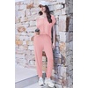 image:imageEkouaer Viscose from Bamboo Womens Pajama Sets Super Soft Short Sleeve Button Top and Pants Pj Sleepwear Sets SXXLLight Pink