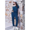 image:imageEkouaer Viscose from Bamboo Womens Pajama Sets Super Soft Short Sleeve Button Top and Pants Pj Sleepwear Sets SXXLNavy Blue