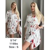 image:imageEkouaer Women Silk Robe Set V Neck 2 Piece Bridal Robe Satin Bathrobe SetButterfly