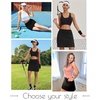 image:imageEkouaer Womens Active Performance Skort Lightweight Skirt for Golf TennisAblack