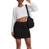 image:imageEkouaer Womens Active Performance Skort Lightweight Skirt for Golf TennisAblack