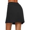 image:imageEkouaer Womens Active Performance Skort Lightweight Skirt for Golf TennisAblack