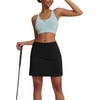 image:imageEkouaer Womens Active Performance Skort Lightweight Skirt for Golf TennisAblack