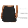 image:imageEkouaer Womens Active Performance Skort Lightweight Skirt for Golf TennisAblack