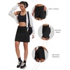 image:imageEkouaer Womens Active Performance Skort Lightweight Skirt for Golf TennisAblack