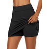 image:imageEkouaer Womens Active Performance Skort Lightweight Skirt for Golf TennisAblack