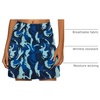 image:imageEkouaer Womens Active Performance Skort Lightweight Skirt for Golf TennisAblue Floral