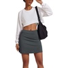 image:imageEkouaer Womens Active Performance Skort Lightweight Skirt for Golf TennisAdark Grey