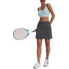 image:imageEkouaer Womens Active Performance Skort Lightweight Skirt for Golf TennisAdark Grey