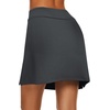 image:imageEkouaer Womens Active Performance Skort Lightweight Skirt for Golf TennisAdark Grey