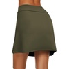 image:imageEkouaer Womens Active Performance Skort Lightweight Skirt for Golf TennisArmygreen