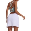 image:imageEkouaer Womens Active Performance Skort Lightweight Skirt for Golf TennisAwhite