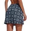 image:imageEkouaer Womens Active Performance Skort Lightweight Skirt for Golf TennisBlack Flower
