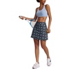 image:imageEkouaer Womens Active Performance Skort Lightweight Skirt for Golf TennisBlack Flower