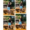image:imageEkouaer Womens Active Performance Skort Lightweight Skirt for Golf TennisBlue Floral