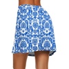 image:imageEkouaer Womens Active Performance Skort Lightweight Skirt for Golf TennisBlue Flower