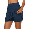 image:imageEkouaer Womens Active Performance Skort Lightweight Skirt for Golf TennisBlue Grey