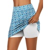 image:imageEkouaer Womens Active Performance Skort Lightweight Skirt for Golf TennisBlue Ocean