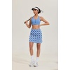 image:imageEkouaer Womens Active Performance Skort Lightweight Skirt for Golf TennisBlue Pattern