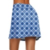 image:imageEkouaer Womens Active Performance Skort Lightweight Skirt for Golf TennisBlue Pattern