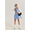 image:imageEkouaer Womens Active Performance Skort Lightweight Skirt for Golf TennisBlue Pattern
