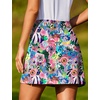 image:imageEkouaer Womens Active Performance Skort Lightweight Skirt for Golf TennisBlue Pink Floral