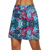 image:imageEkouaer Womens Active Performance Skort Lightweight Skirt for Golf TennisBlue Pink Leopard