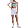 image:imageEkouaer Womens Active Performance Skort Lightweight Skirt for Golf TennisBpocketswhite