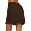 image:imageEkouaer Womens Active Performance Skort Lightweight Skirt for Golf TennisBrown