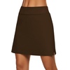 image:imageEkouaer Womens Active Performance Skort Lightweight Skirt for Golf TennisBrown