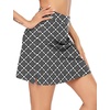 image:imageEkouaer Womens Active Performance Skort Lightweight Skirt for Golf TennisCircle Floral
