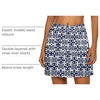 image:imageEkouaer Womens Active Performance Skort Lightweight Skirt for Golf TennisGeometric Print