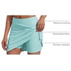 image:imageEkouaer Womens Active Performance Skort Lightweight Skirt for Golf TennisGreen