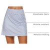 image:imageEkouaer Womens Active Performance Skort Lightweight Skirt for Golf TennisGrey Pattern