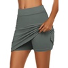 image:imageEkouaer Womens Active Performance Skort Lightweight Skirt for Golf TennisGrey Sage