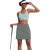 image:imageEkouaer Womens Active Performance Skort Lightweight Skirt for Golf TennisGrey Sage