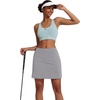 image:imageEkouaer Womens Active Performance Skort Lightweight Skirt for Golf TennisLight Grey