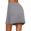 image:imageEkouaer Womens Active Performance Skort Lightweight Skirt for Golf TennisLight Grey