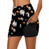 image:imageEkouaer Womens Active Performance Skort Lightweight Skirt for Golf TennisMulti Orange