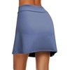 image:imageEkouaer Womens Active Performance Skort Lightweight Skirt for Golf TennisOasis Blue