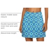 image:imageEkouaer Womens Active Performance Skort Lightweight Skirt for Golf TennisOcean Flower