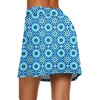 image:imageEkouaer Womens Active Performance Skort Lightweight Skirt for Golf TennisOcean Flower