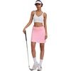 image:imageEkouaer Womens Active Performance Skort Lightweight Skirt for Golf TennisPink