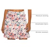 image:imageEkouaer Womens Active Performance Skort Lightweight Skirt for Golf TennisPink Floral