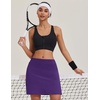 image:imageEkouaer Womens Active Performance Skort Lightweight Skirt for Golf TennisPurple